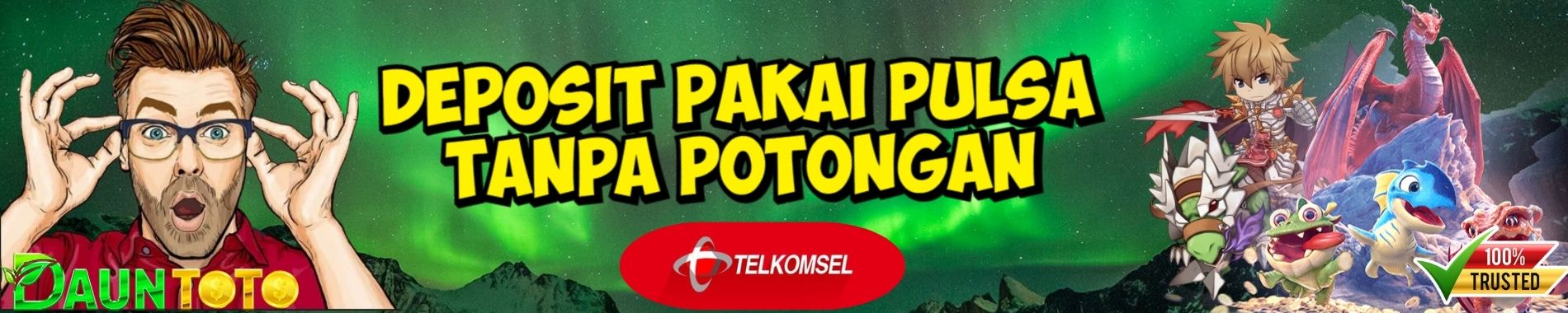 deposit pulsa tanpa potongan dauntoto